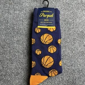 Original Parquet Socks Basketball Fun Crew Socks 10-13 New